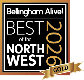 Bellingham Alive Best of the Northwest 2026 Gold winner badge