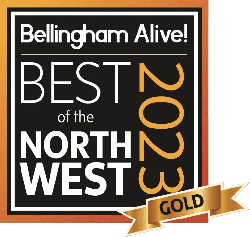 Bellingham Alive Best of the Northwest 2023 Gold winner badge