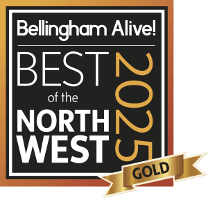 Bellingham Alive Best of the Northwest 2025 Gold winner badge