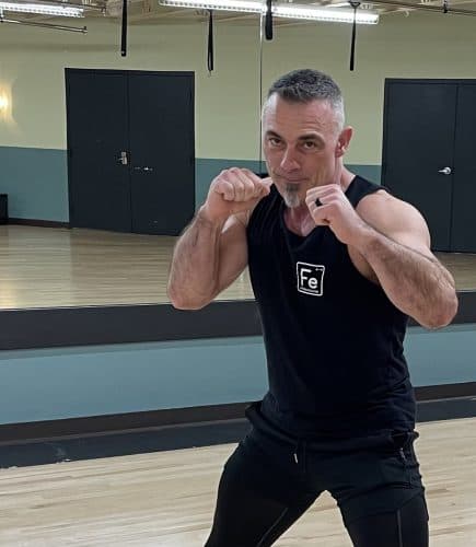 Cardio kickboxing class at FIT EVO in Bellingham