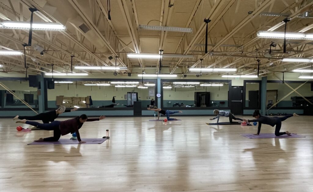 FE Bellingham Mat Pilates Gym Class 7