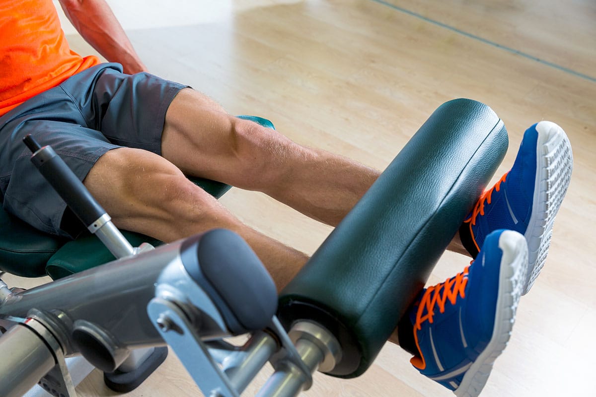 leg machines at gym
