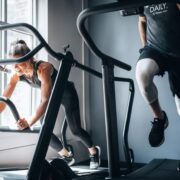 Head to the gym and get on the stair climbers! Our workouts can get you training for marathons or for weight loss - just call!